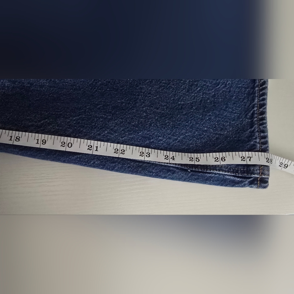 AE Dreamy Drape Strigid Low-Rise Ultra Wide-Leg Jean - Picture 8 of 10